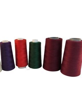 Coats and Clark Polyester Serger Thread Lot Assorted Colors